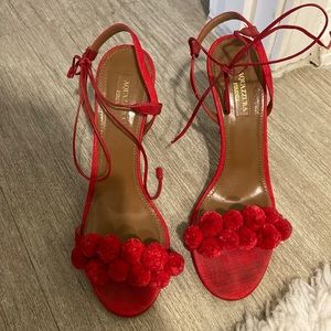 Aquazzura Red Heels